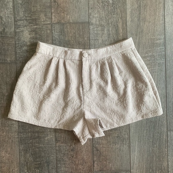 Free People Pants - Free People Floral Textured Shorts